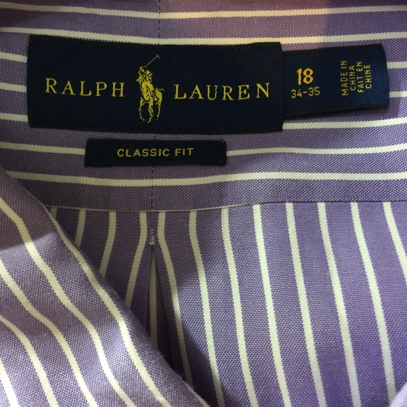 Ralph Lauren Classic Fit Stripe Long Sleeve Shirt - Picture 5 of 7